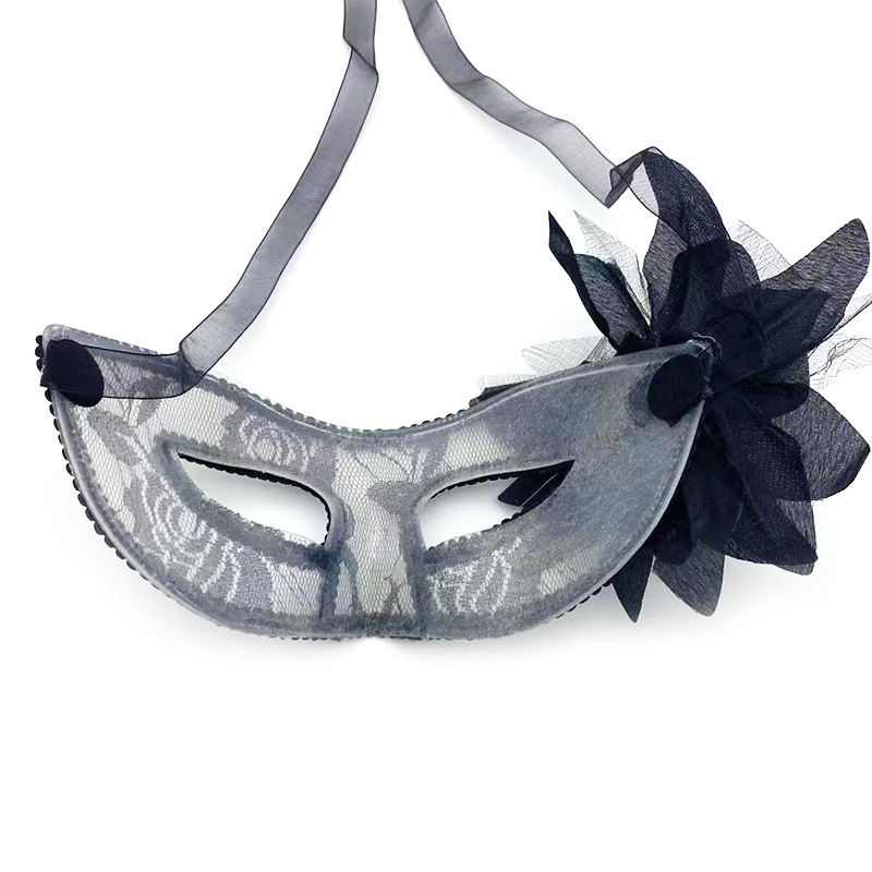 Elegant Venetian Style Costume Accessory Lace Masquerade Mask